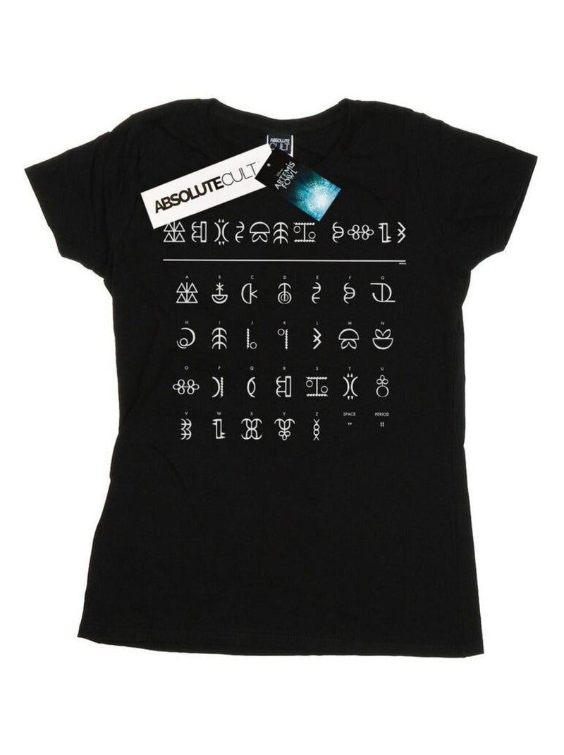Disney - T-shirt GNOMMISH ALPHABET Noir - Kiabi