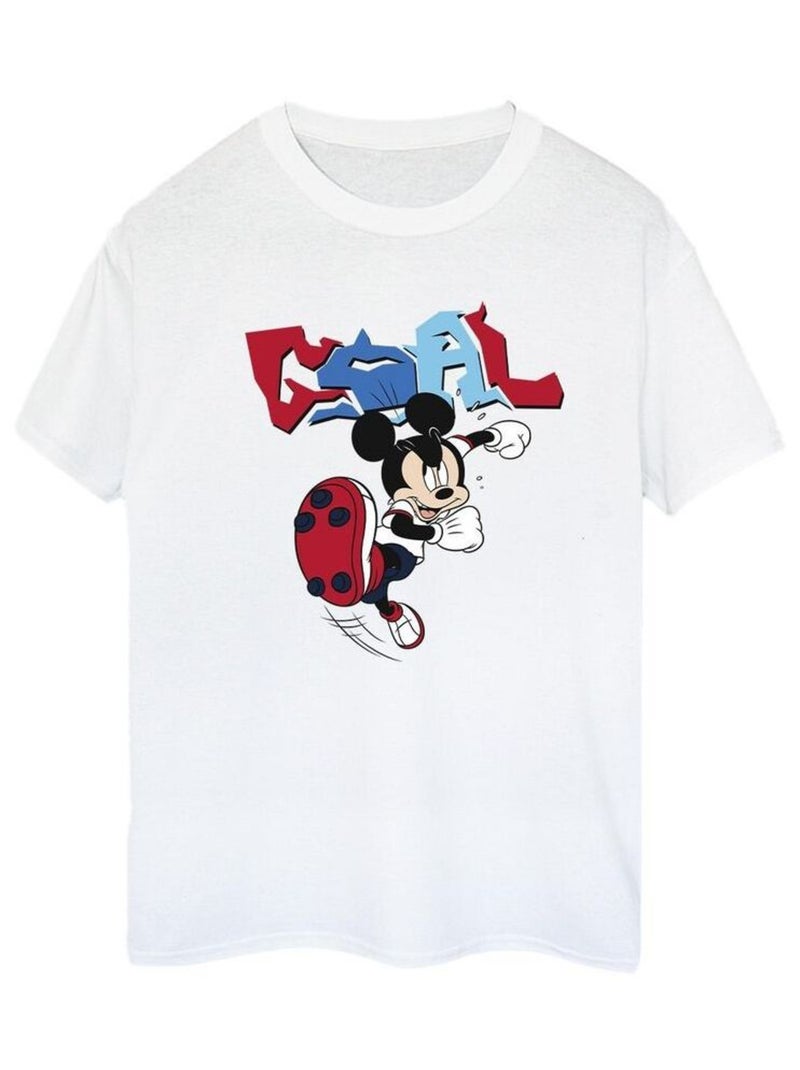 Disney - T-shirt GOAL STRIKER Blanc - Kiabi