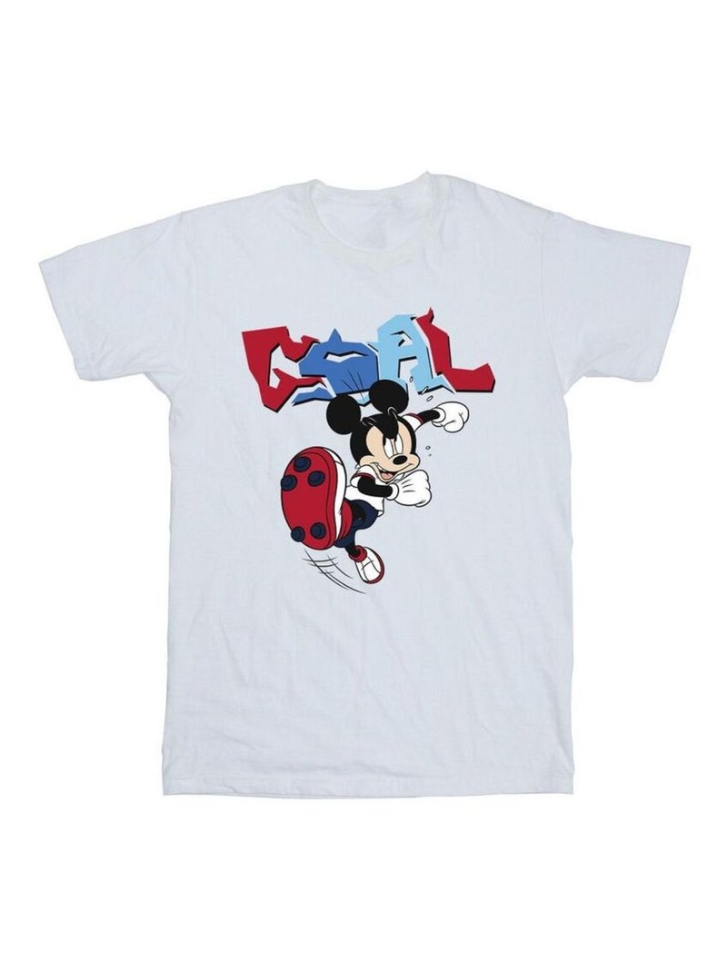 Disney - T-shirt GOAL STRIKER Blanc - Kiabi