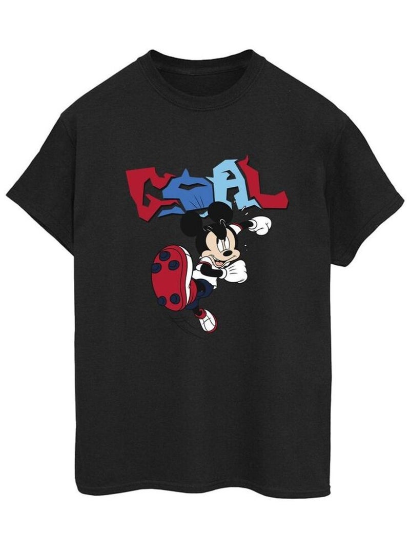 Disney - T-shirt GOAL STRIKER Noir - Kiabi