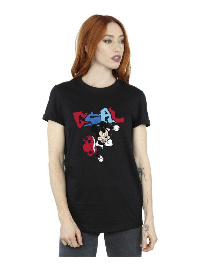 Disney - T-shirt GOAL STRIKER Noir - Kiabi