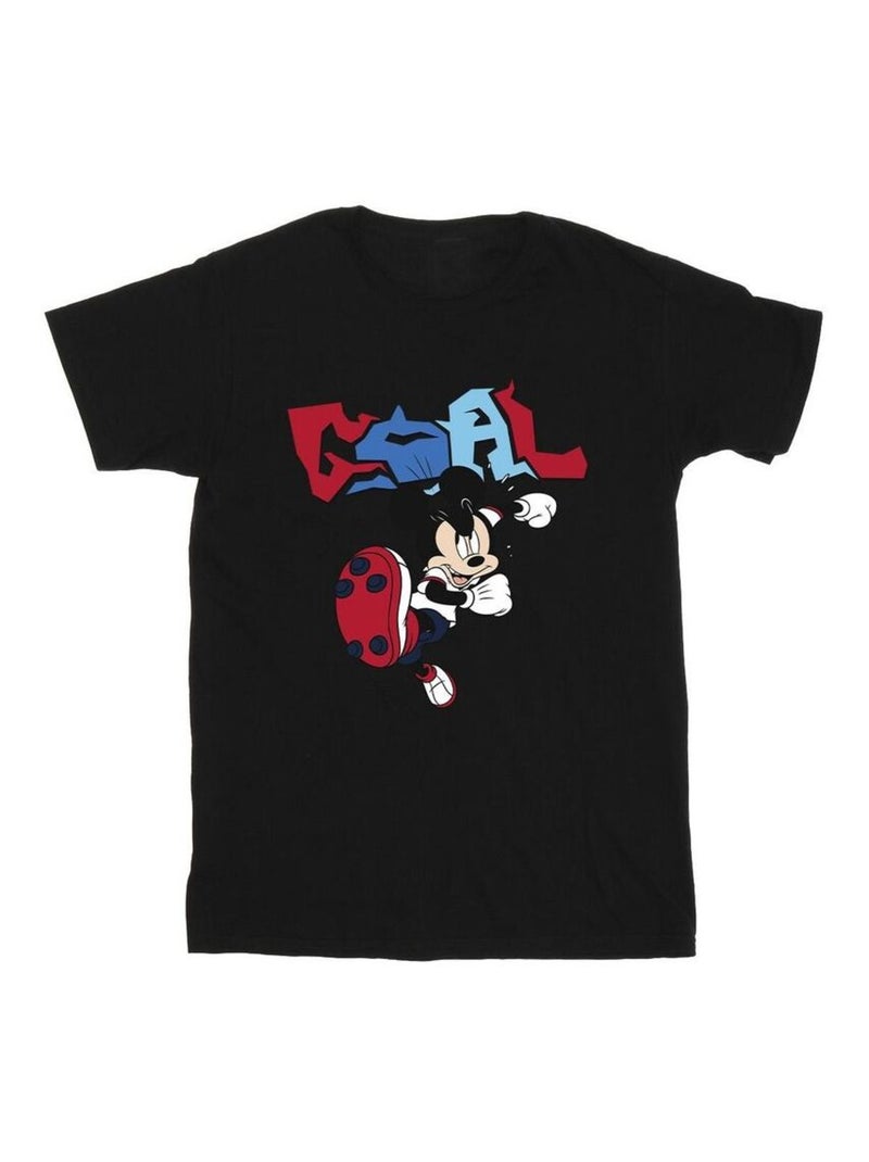 Disney - T-shirt GOAL STRIKER Noir - Kiabi