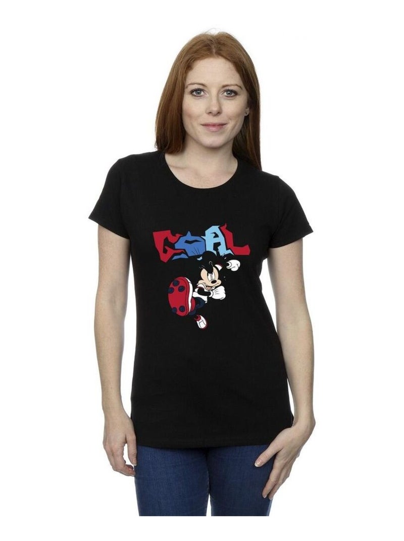 Disney - T-shirt GOAL STRIKER Noir - Kiabi
