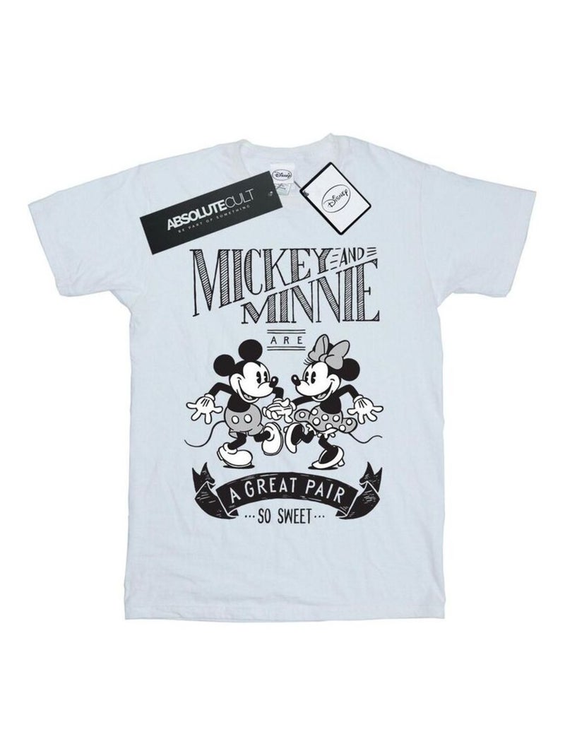 Disney - T-shirt GREAT PAIR Blanc - Kiabi