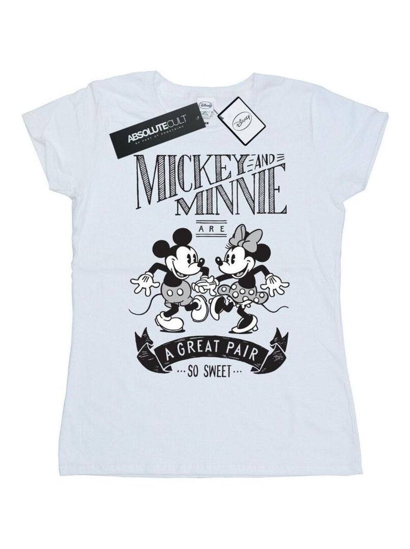 Disney - T-shirt GREAT PAIR Blanc - Kiabi