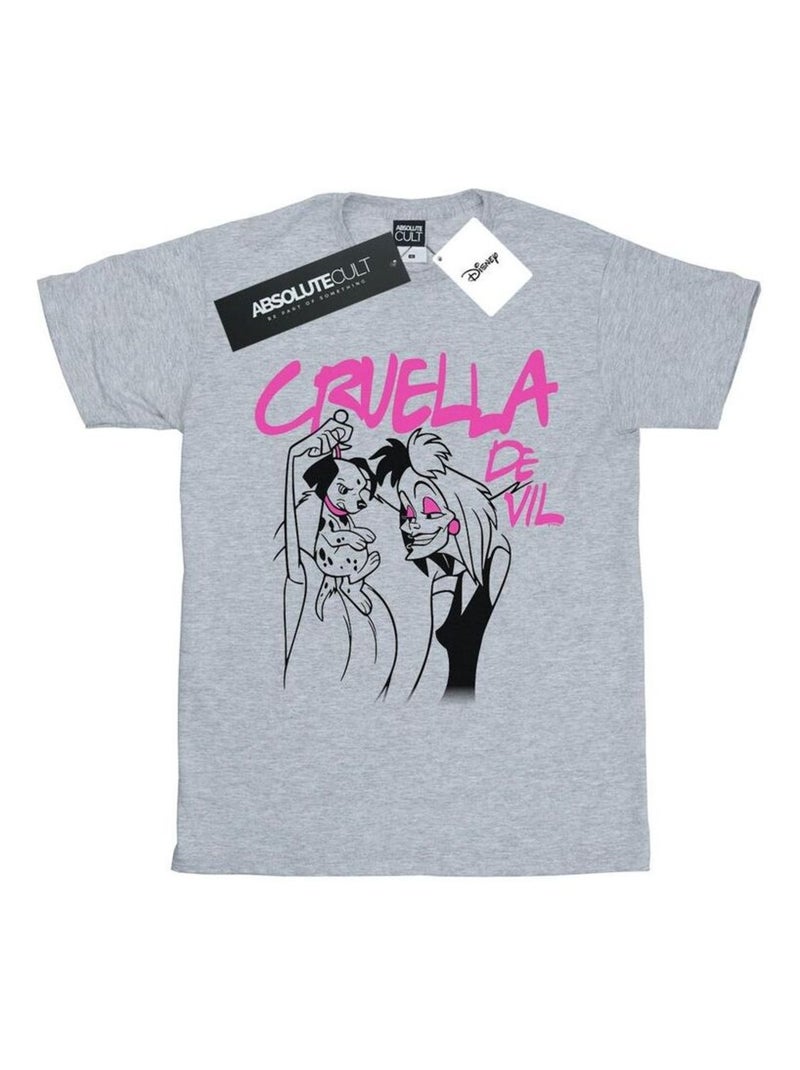 Disney - T-shirt Gris chiné - Kiabi