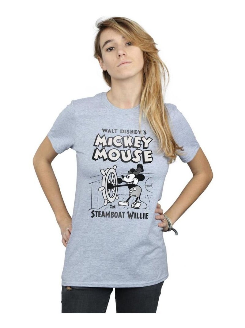 Disney - T-shirt Gris chiné - Kiabi