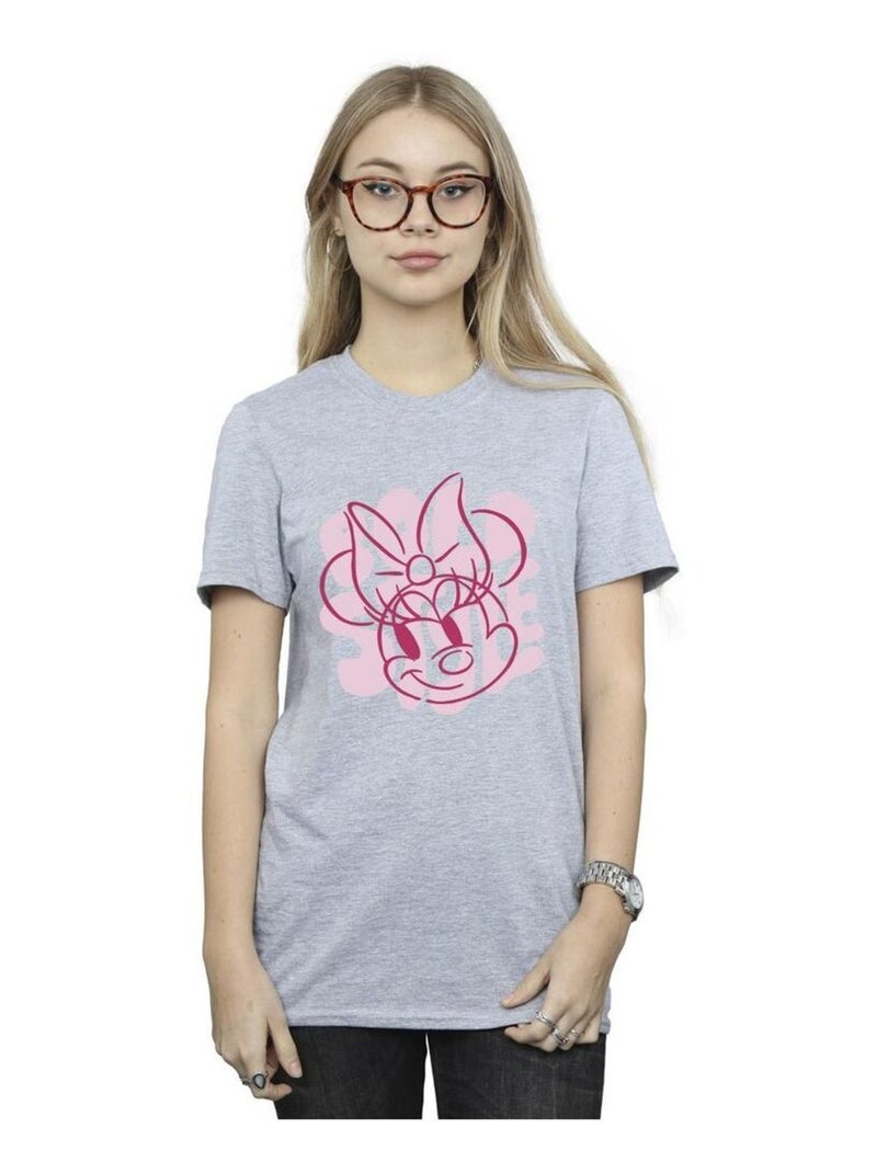 Disney - T-shirt Gris chiné - Kiabi