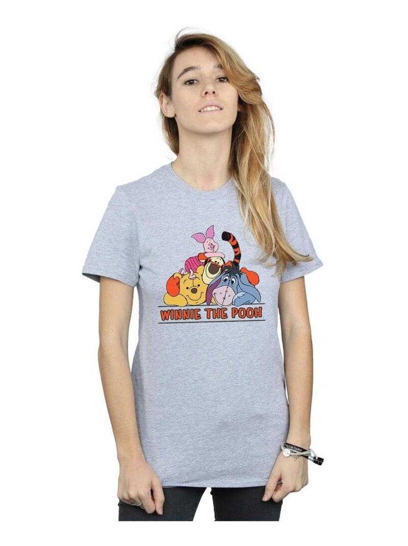 Disney - T-shirt Gris chiné - Kiabi