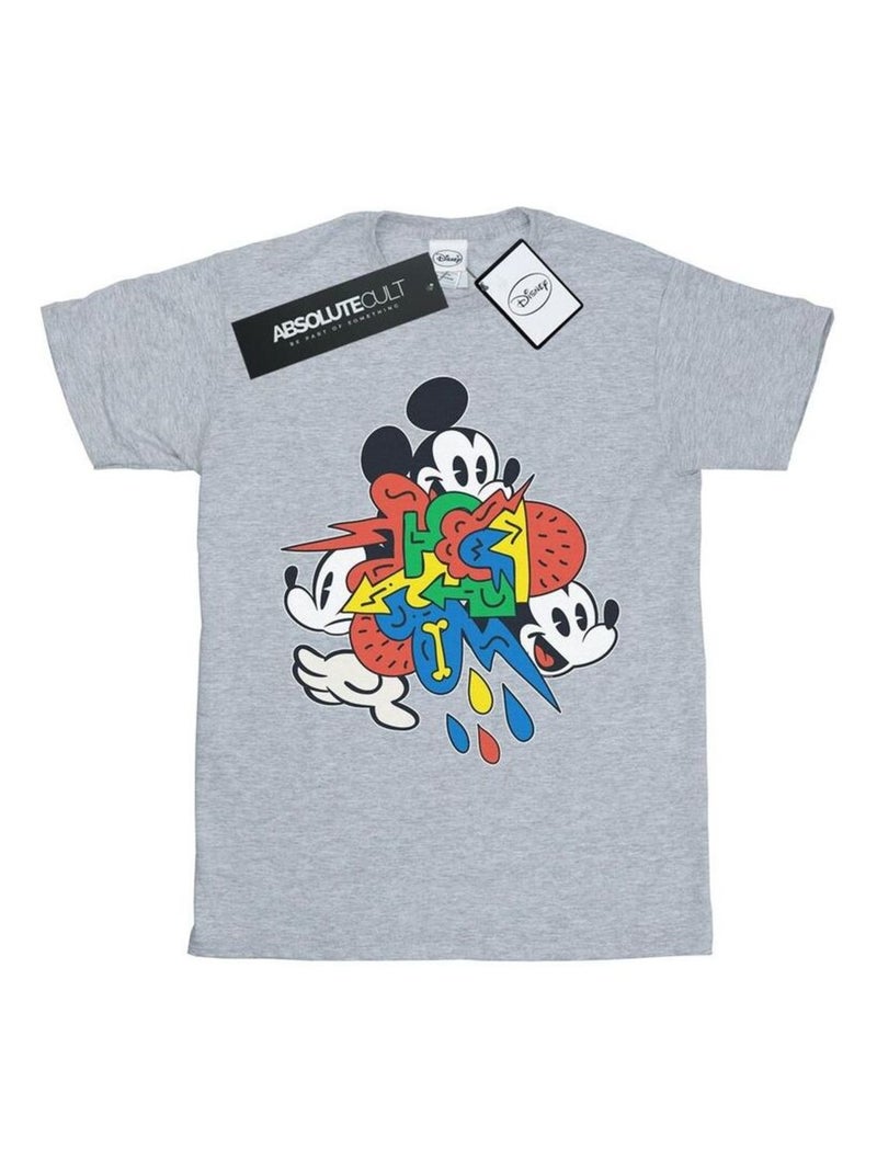 Disney - T-shirt Gris chiné - Kiabi