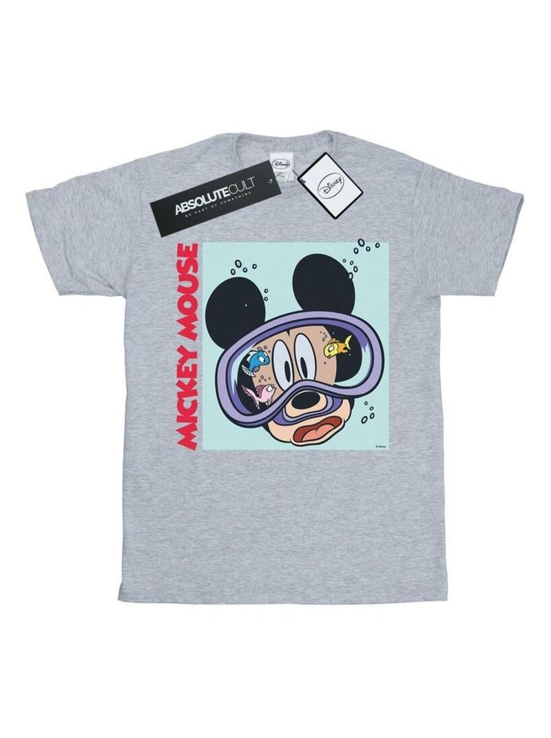 Disney - T-shirt Gris chiné - Kiabi