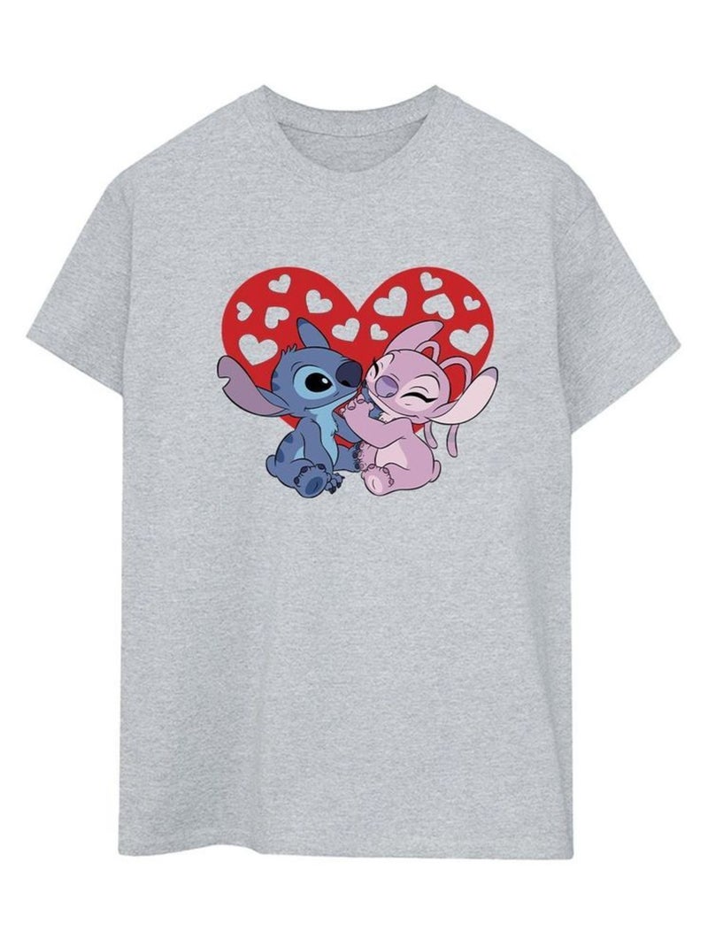 Disney - T-shirt Gris chiné - Kiabi