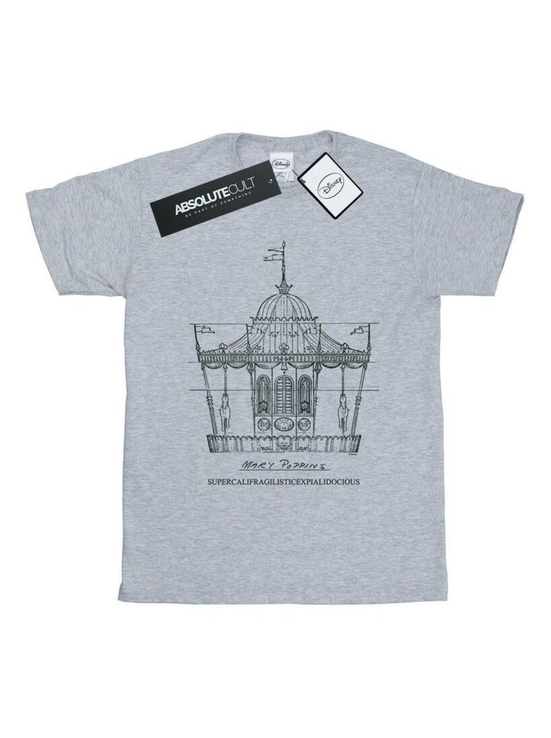 Disney - T-shirt Gris chiné - Kiabi