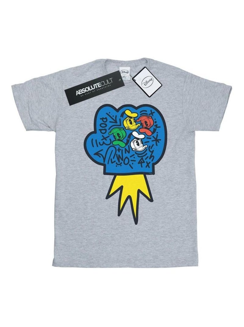 Disney - T-shirt Gris chiné - Kiabi