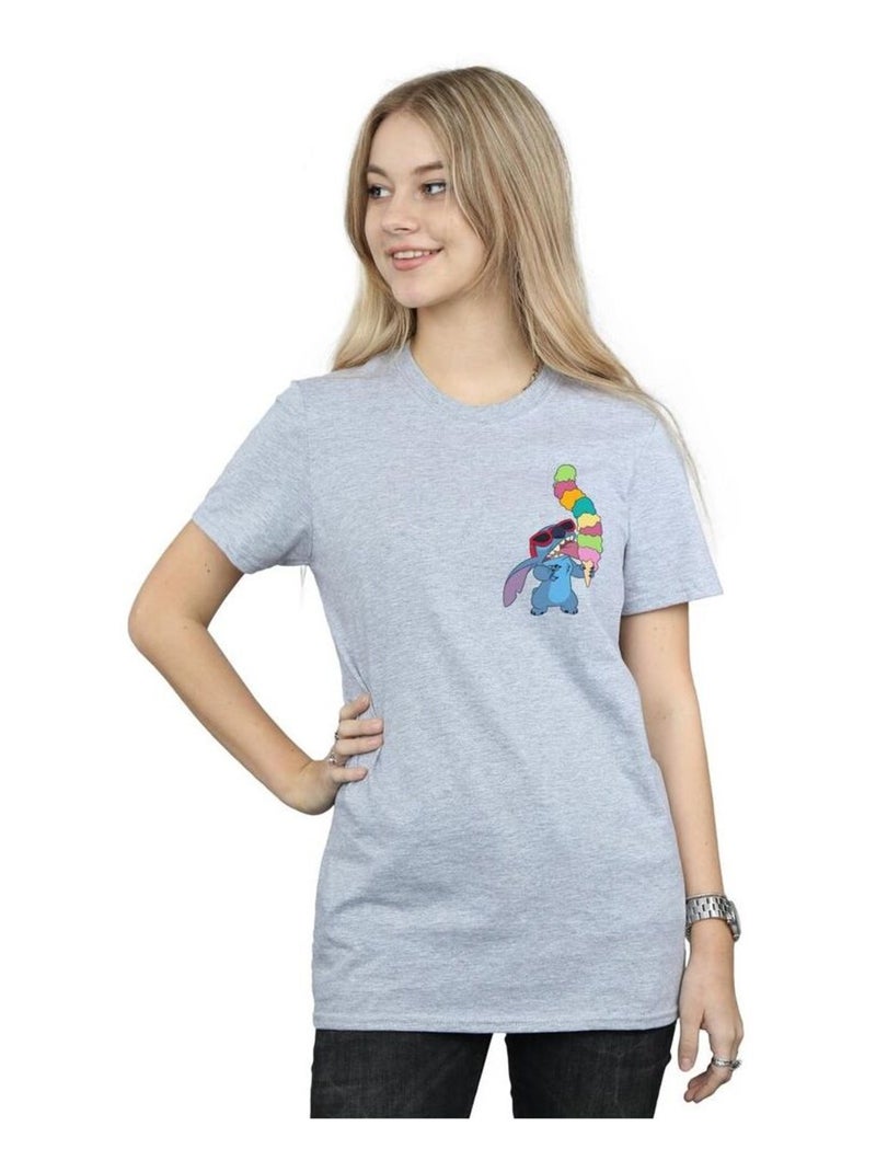Disney - T-shirt Gris chiné - Kiabi
