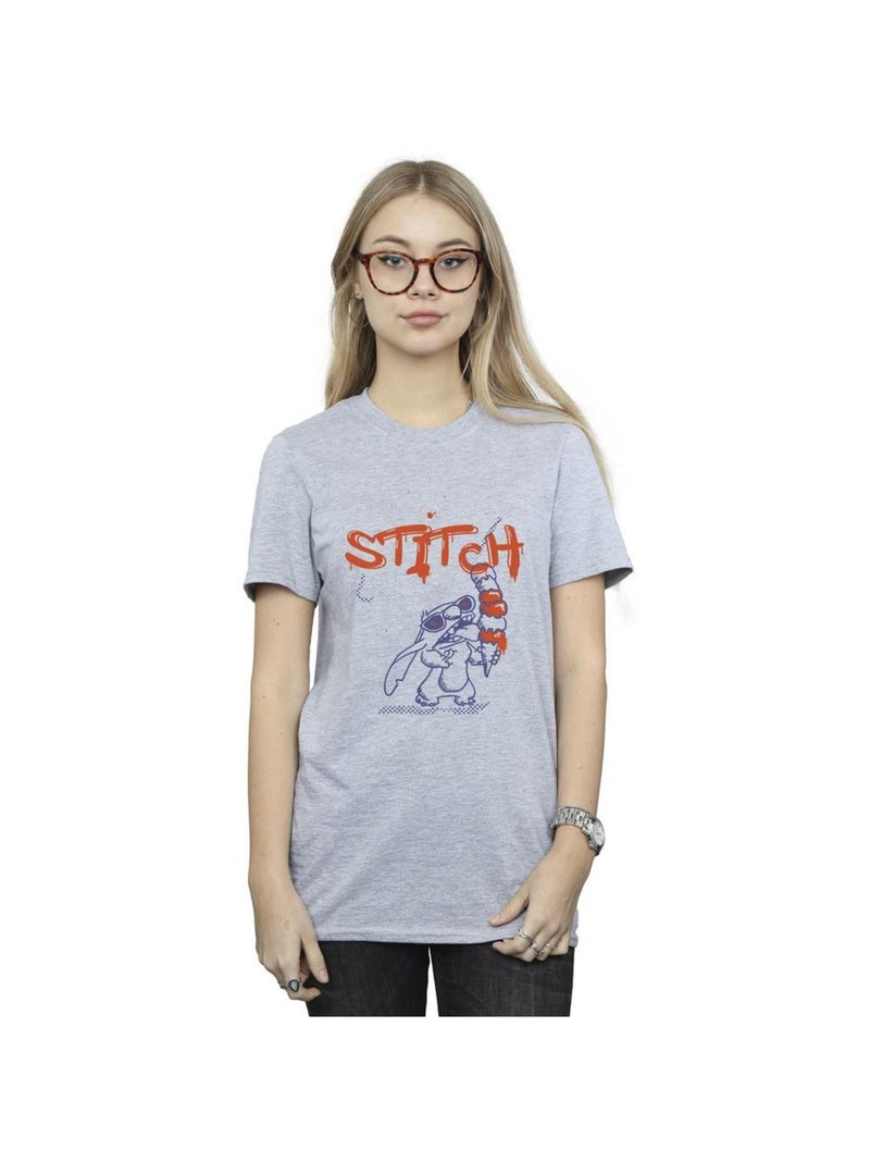 Disney - T-shirt Gris chiné - Kiabi