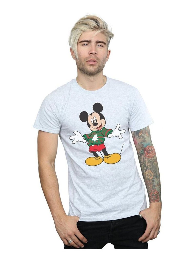 Disney - T-shirt Gris chiné - Kiabi