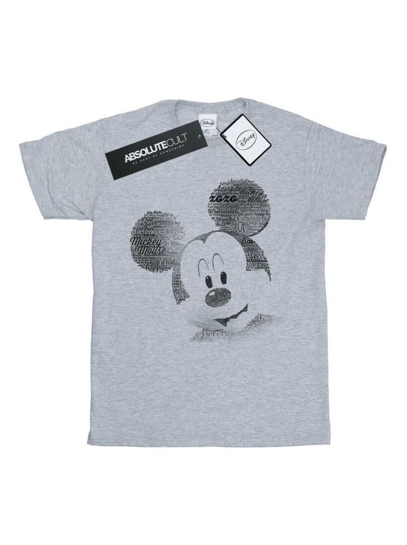 Disney - T-shirt Gris chiné - Kiabi