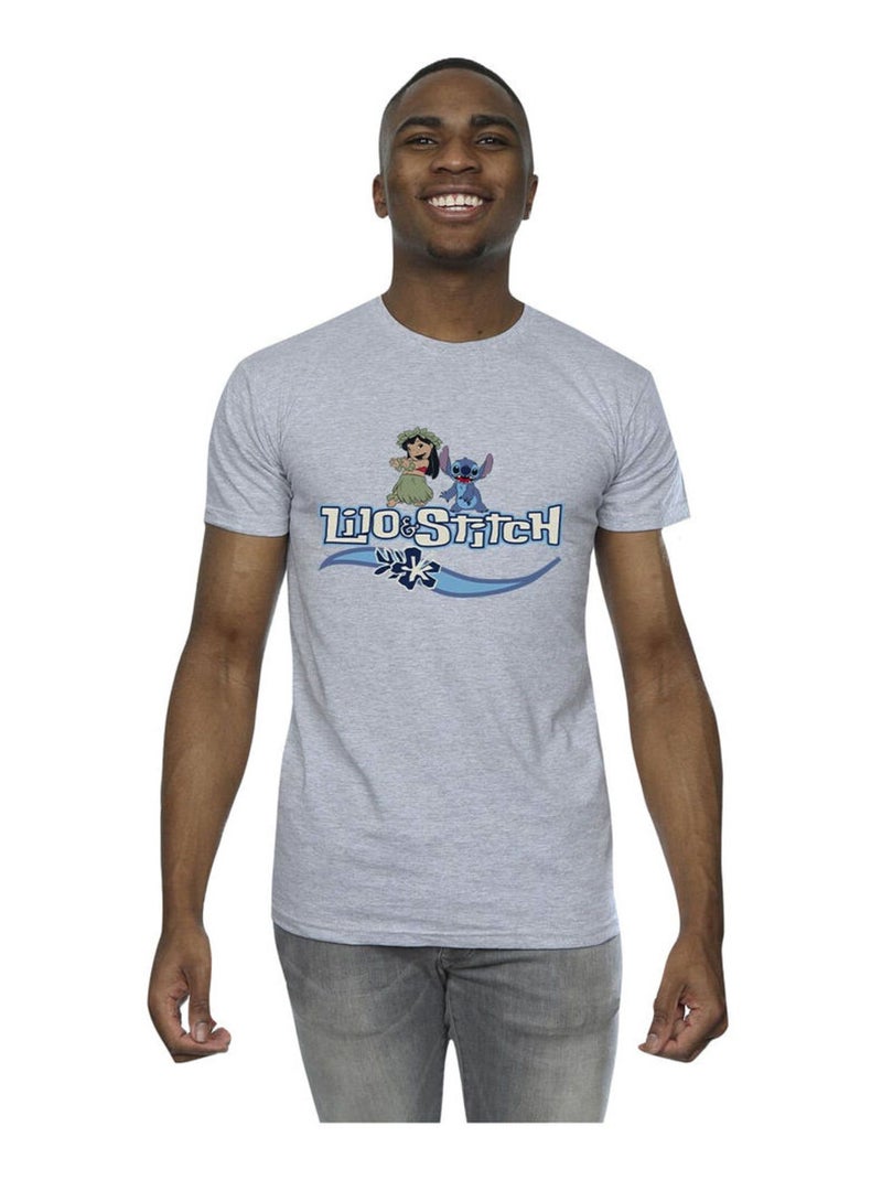 Disney - T-shirt Gris chiné - Kiabi