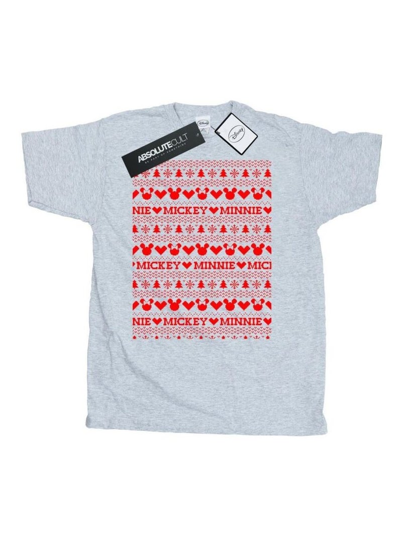 Disney - T-shirt Gris chiné - Kiabi