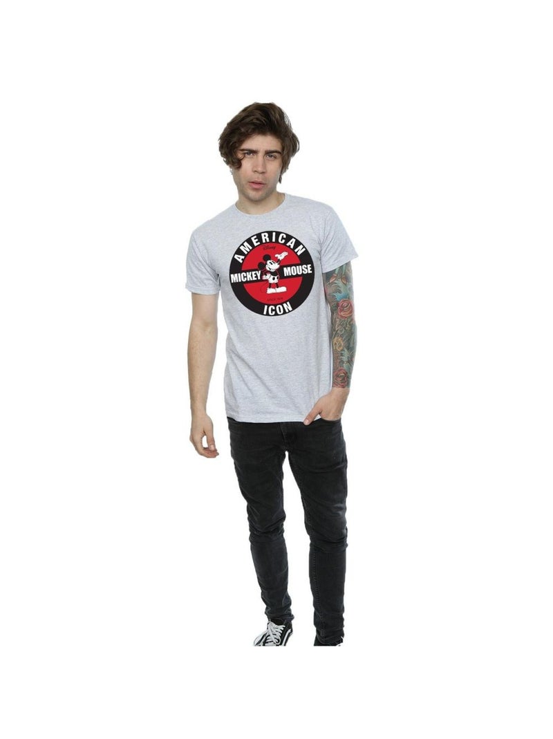Disney - T-shirt Gris chiné - Kiabi