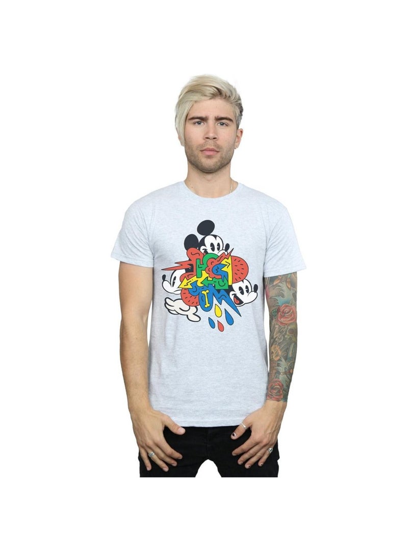 Disney - T-shirt Gris chiné - Kiabi