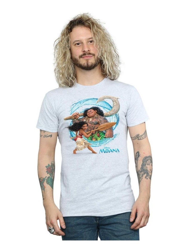 Disney - T-shirt Gris chiné - Kiabi