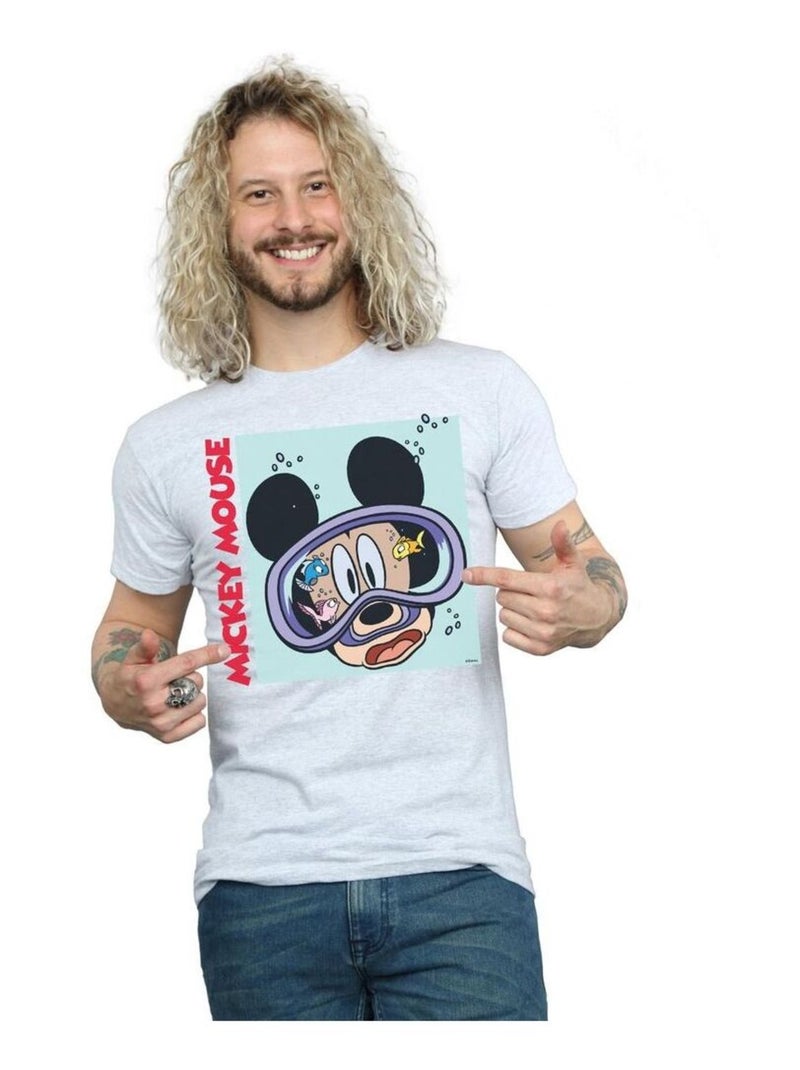 Disney - T-shirt Gris chiné - Kiabi