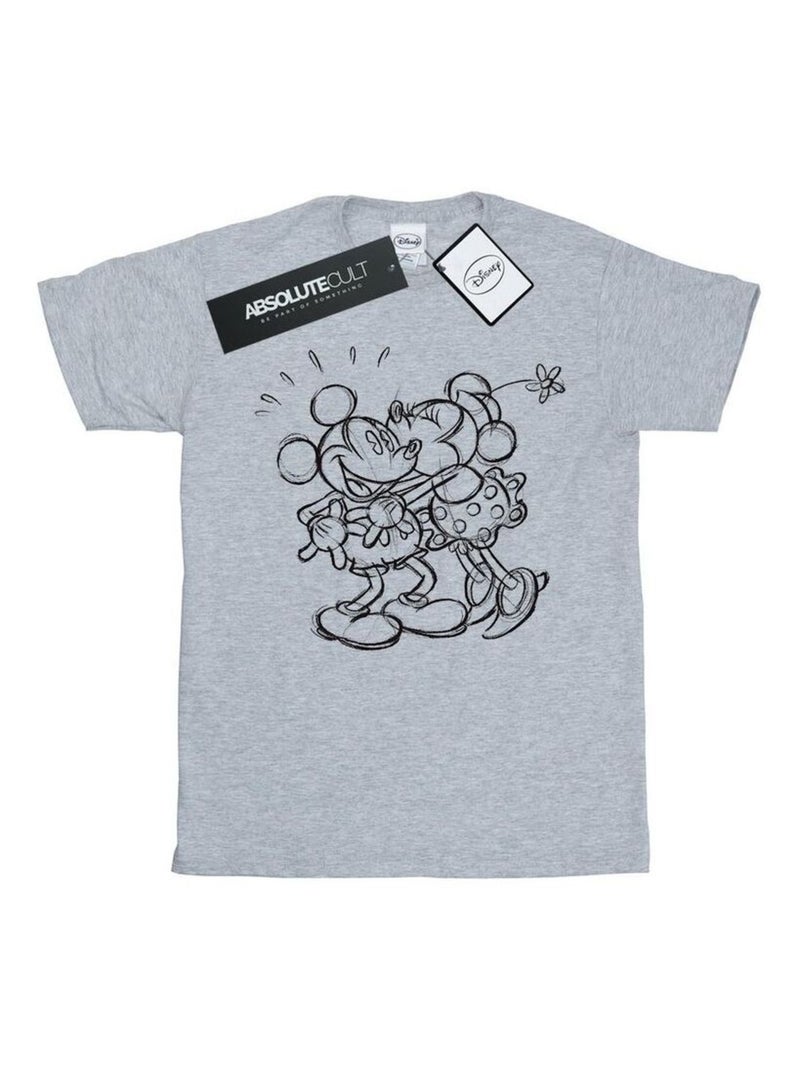 Disney - T-shirt Gris chiné - Kiabi