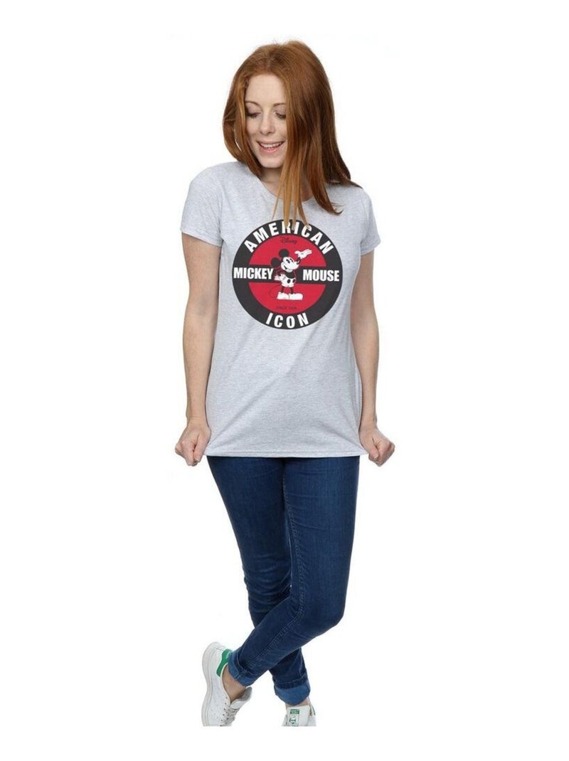 Disney - T-shirt Gris chiné - Kiabi