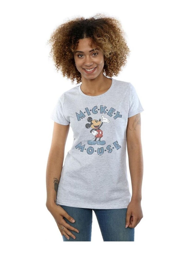 Disney - T-shirt Gris chiné - Kiabi