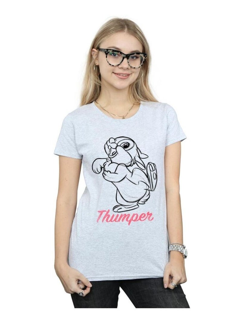Disney - T-shirt Gris chiné - Kiabi