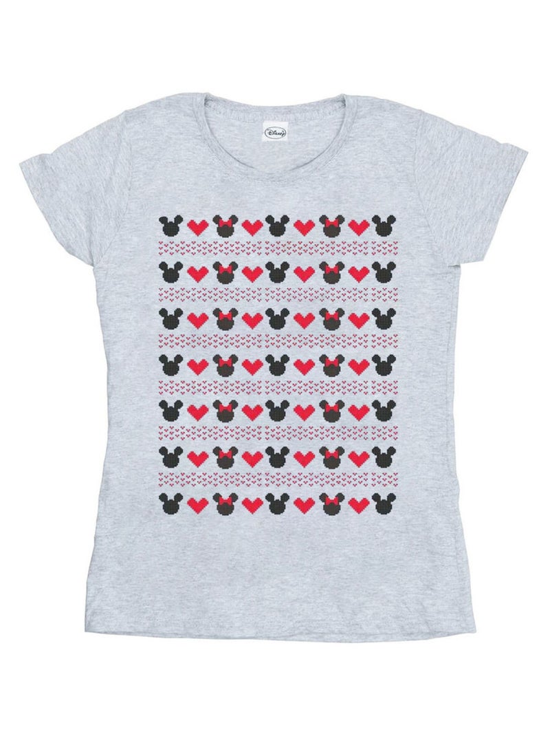 Disney - T-shirt Gris chiné - Kiabi