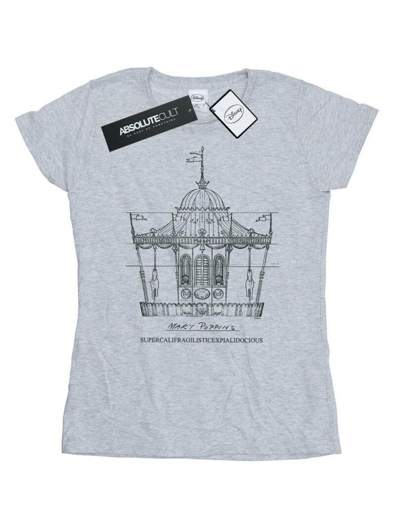 Disney - T-shirt Gris chiné - Kiabi