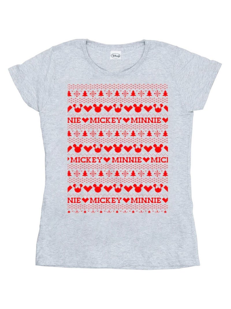 Disney - T-shirt Gris chiné - Kiabi