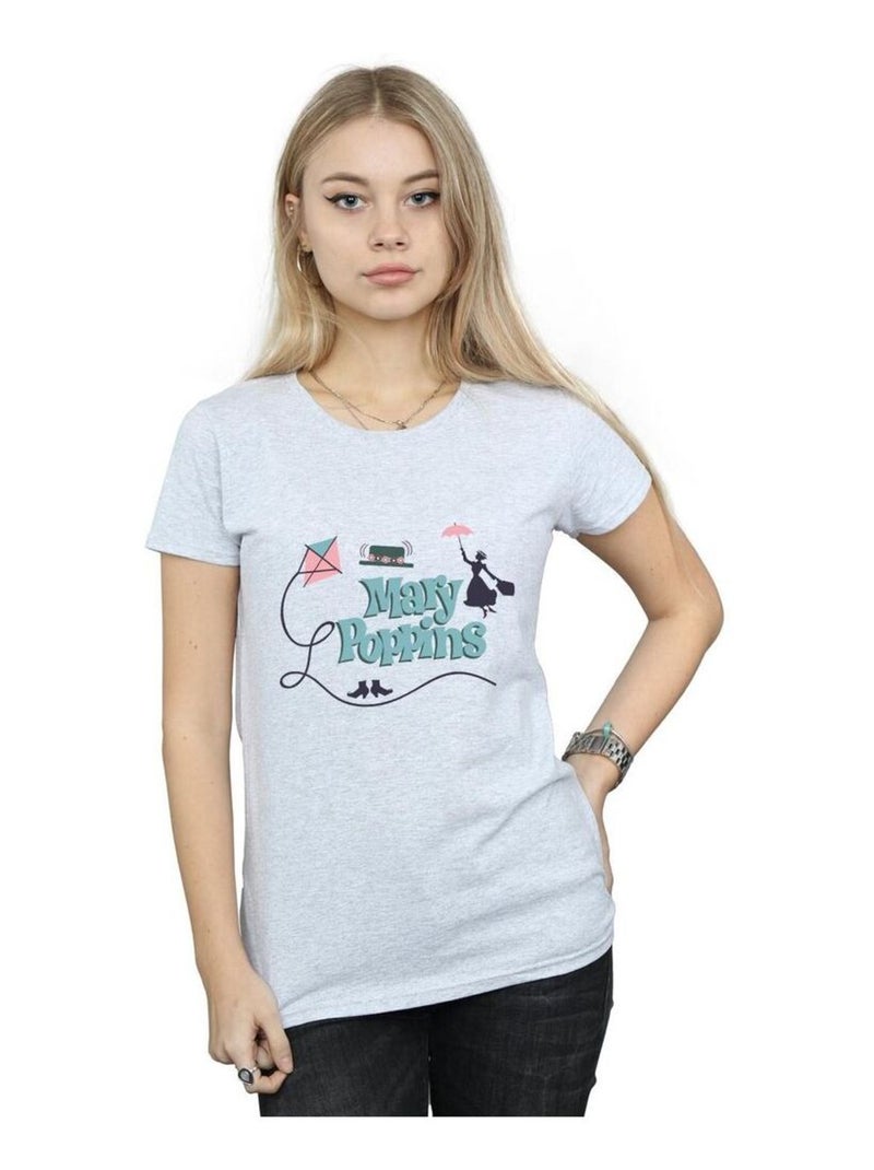 Disney - T-shirt Gris chiné - Kiabi