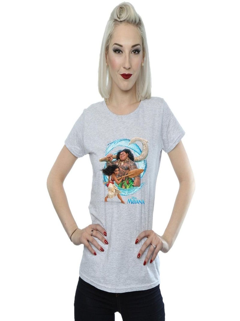 Disney - T-shirt Gris chiné - Kiabi