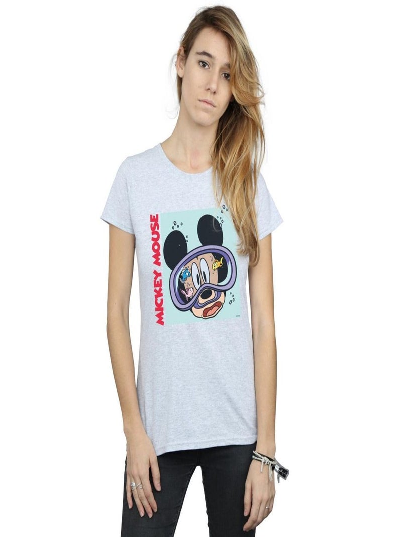Disney - T-shirt Gris chiné - Kiabi