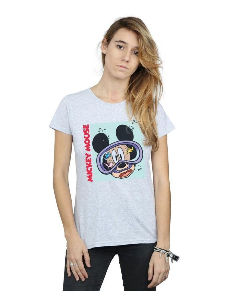 Disney - T-shirt Gris chiné - Kiabi