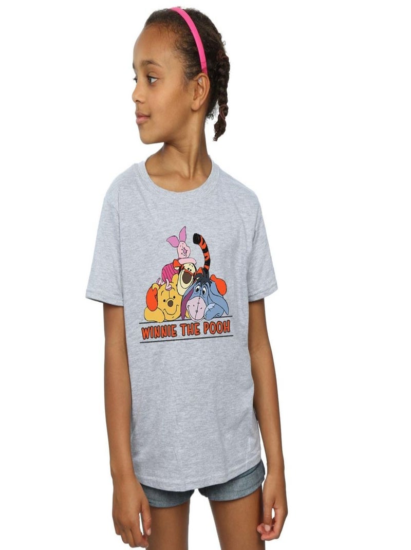 Disney - T-shirt Gris chiné - Kiabi