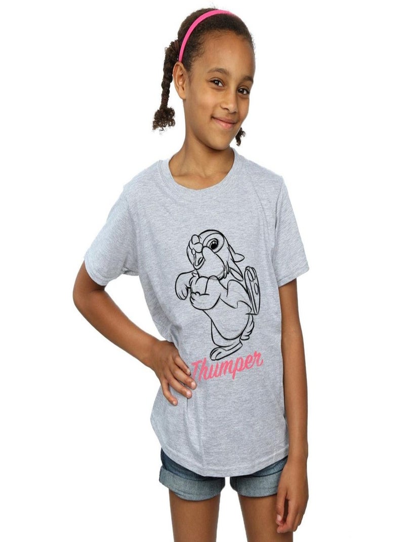 Disney - T-shirt Gris chiné - Kiabi