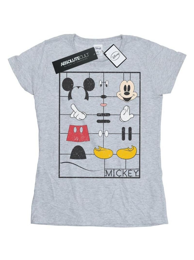 Disney - T-shirt Gris chiné - Kiabi