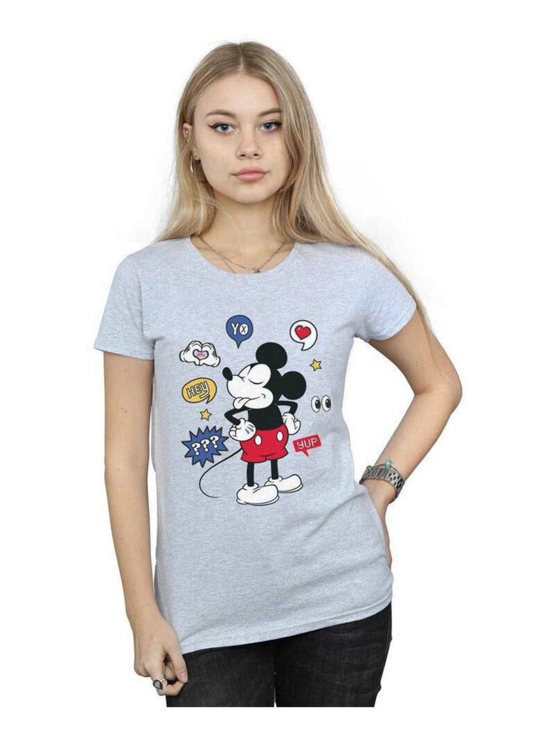Disney - T-shirt Gris chiné - Kiabi