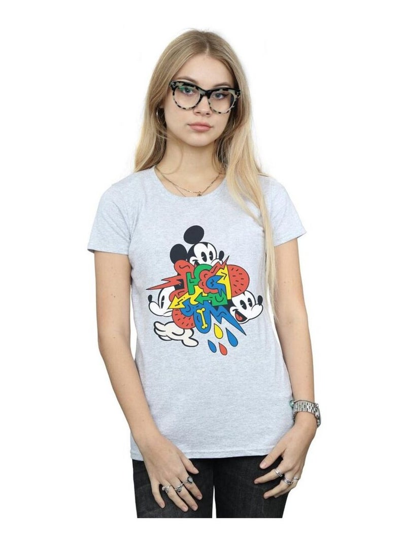 Disney - T-shirt Gris chiné - Kiabi