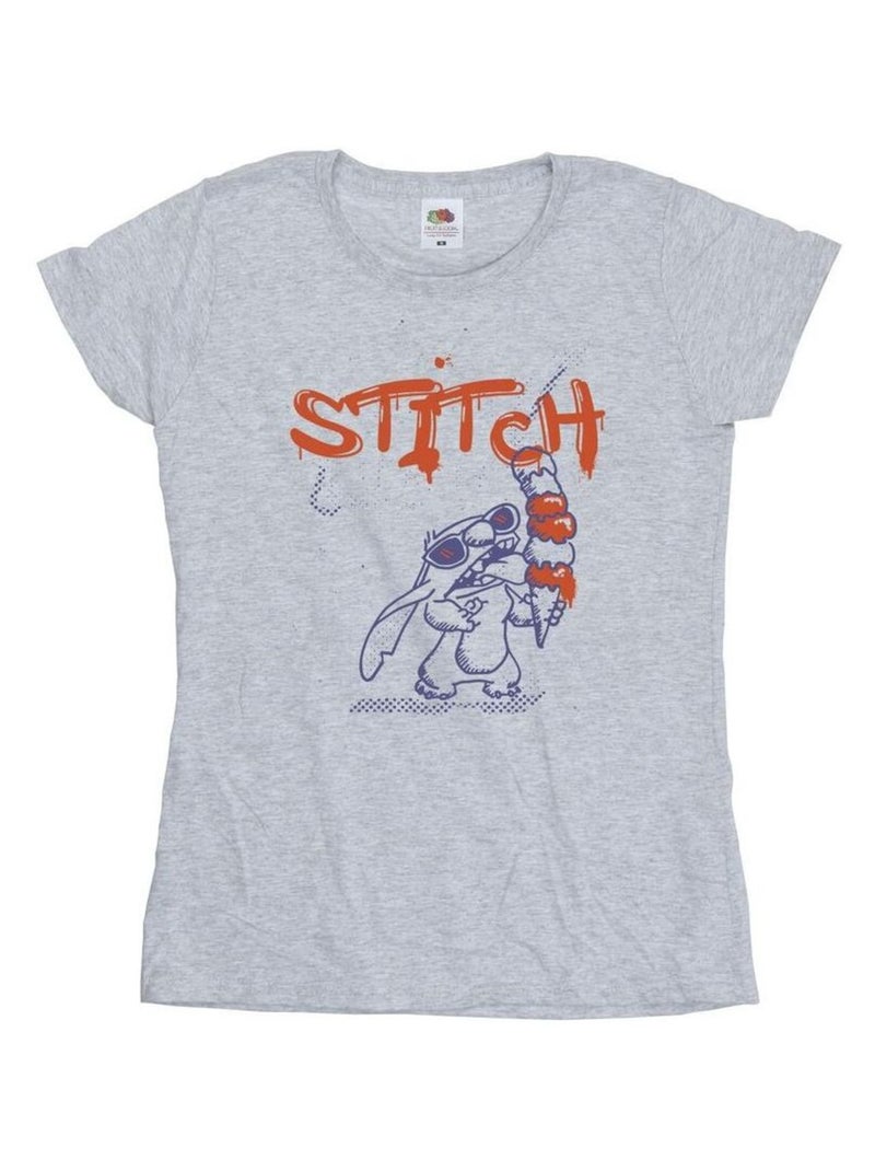 Disney - T-shirt Gris chiné - Kiabi