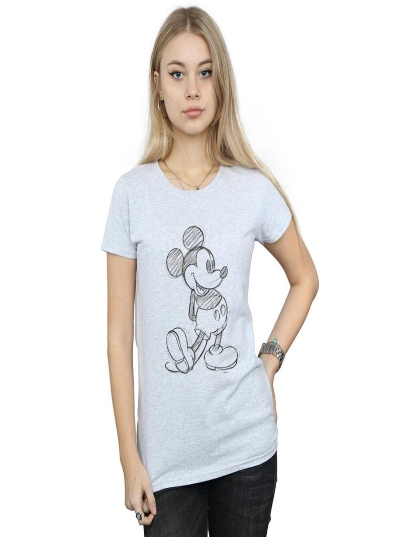 Disney - T-shirt Gris chiné - Kiabi