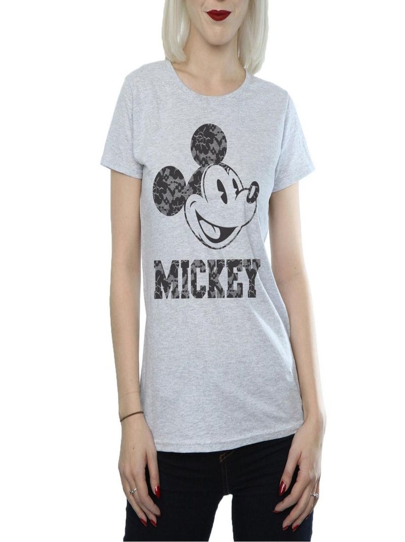 Disney - T-shirt Gris chiné - Kiabi