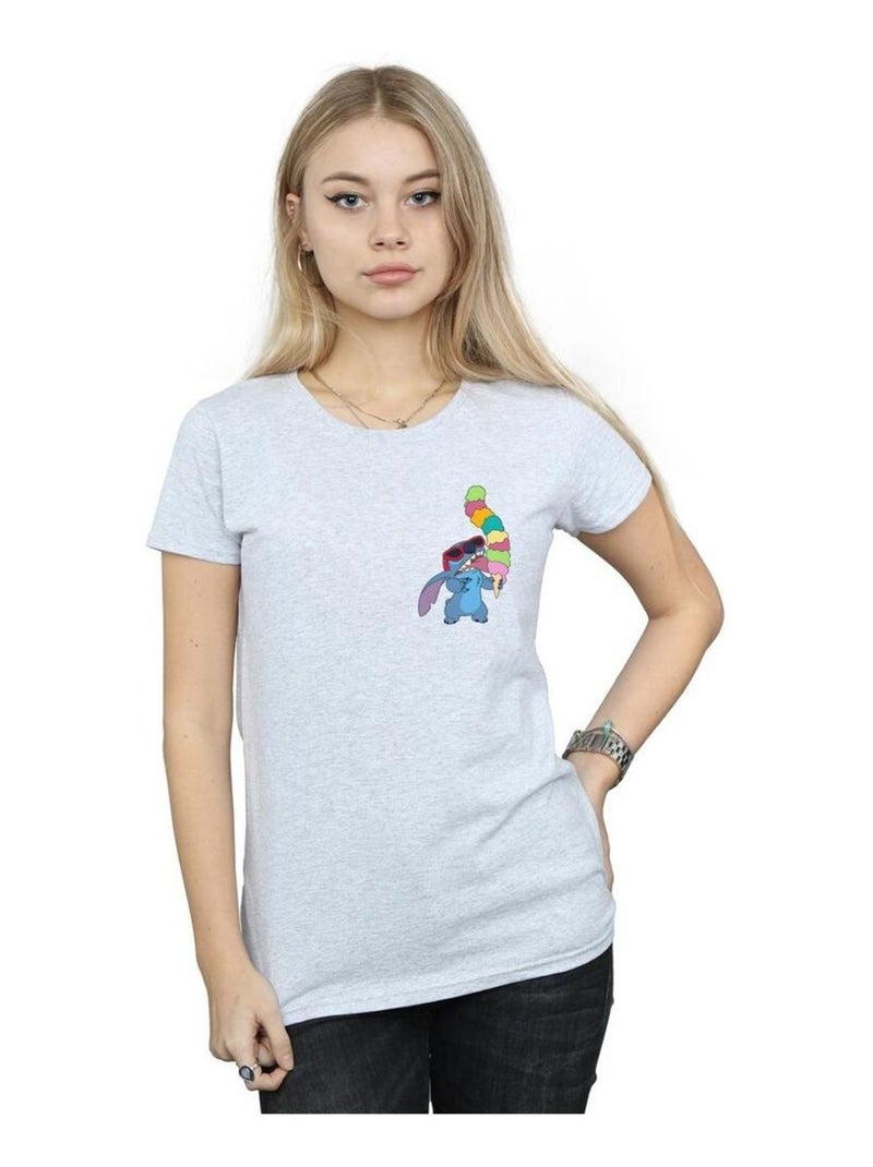 Disney - T-shirt Gris chiné - Kiabi