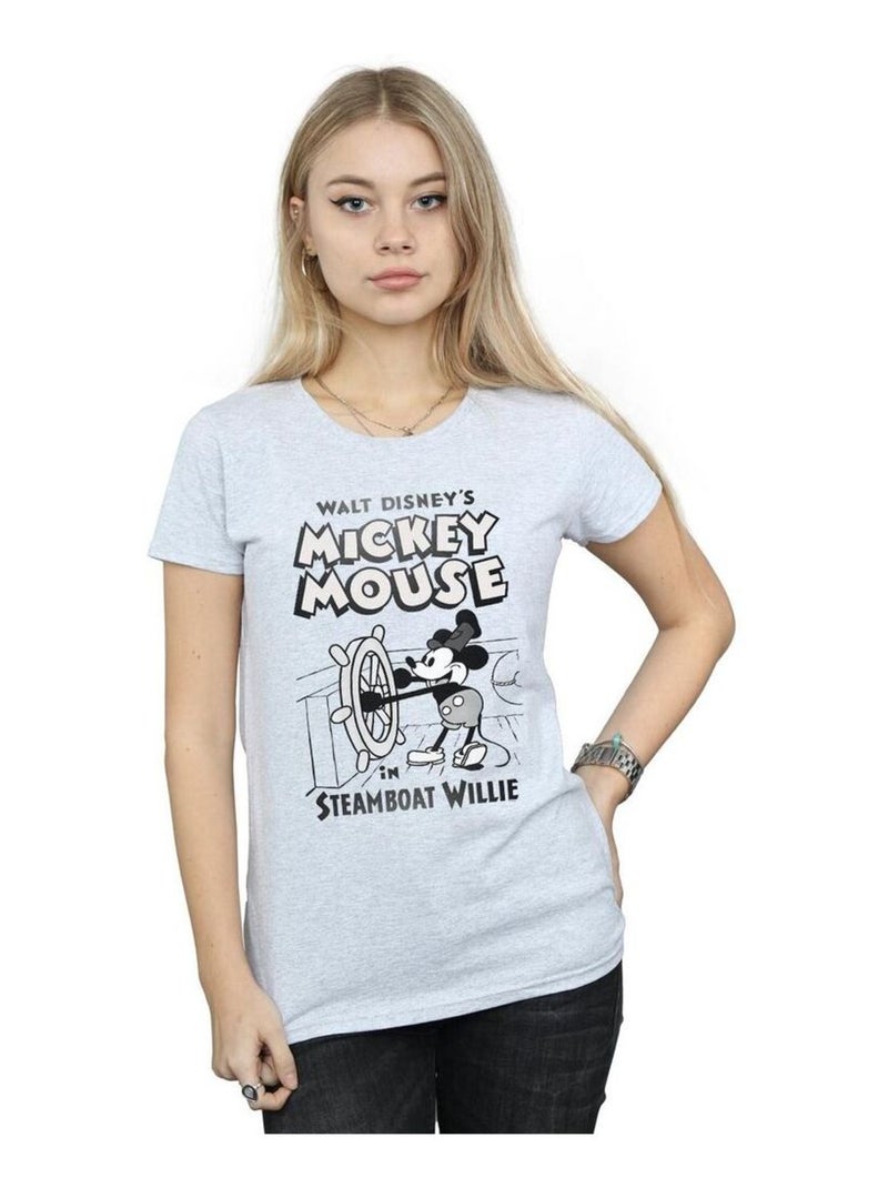 Disney - T-shirt Gris chiné - Kiabi
