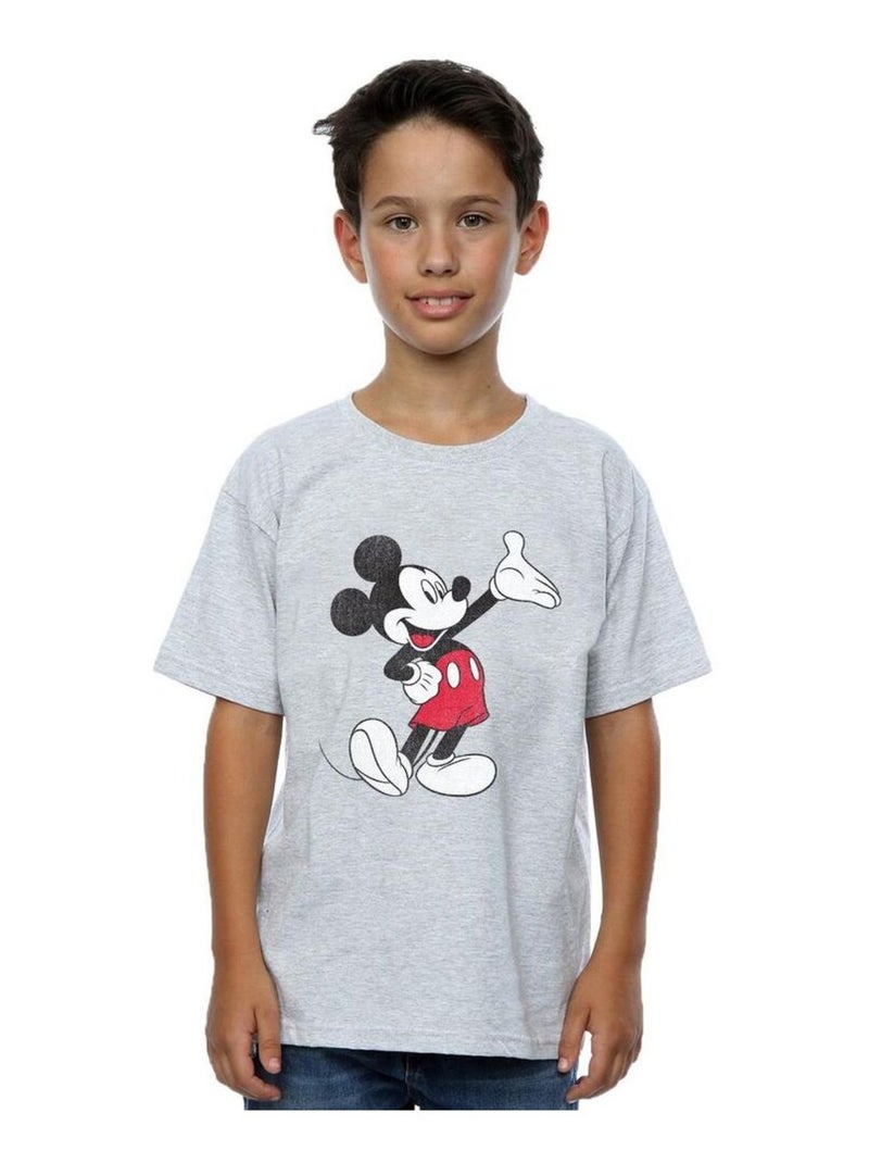 Disney - T-shirt Gris chiné - Kiabi